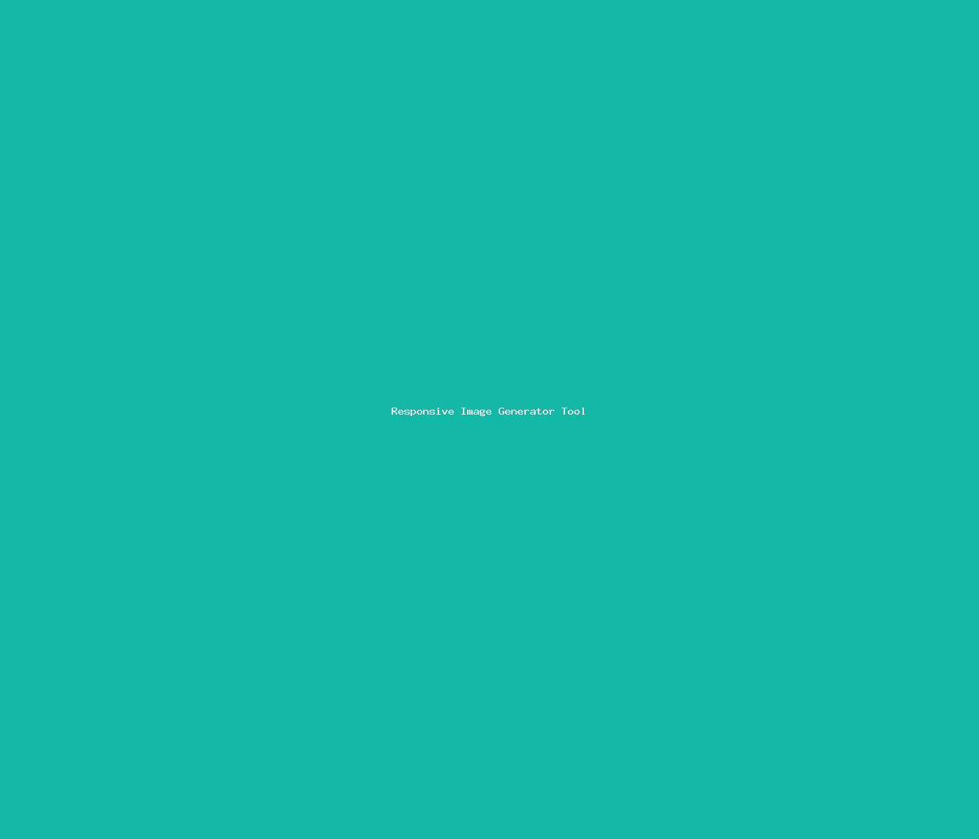 Responsive Image Generator Tool - WebTheme.shop