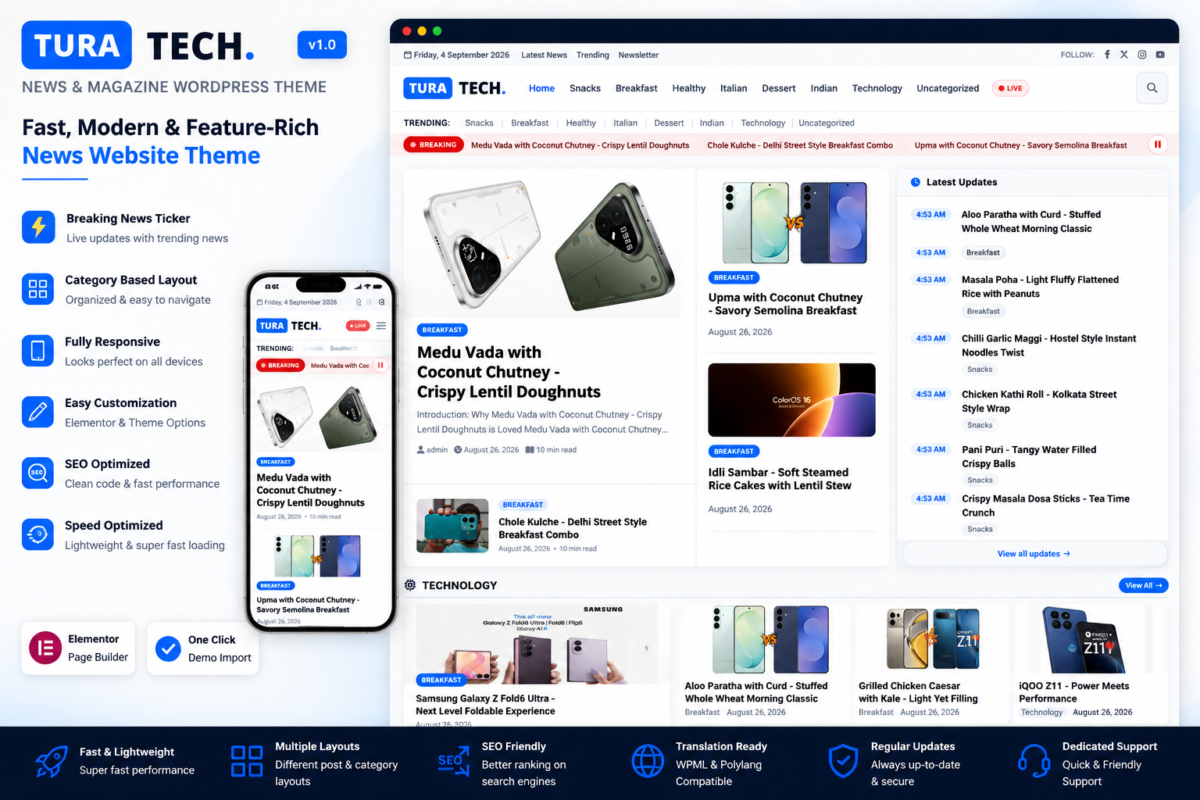 TechNews – Modern WordPress News and Magazine Theme